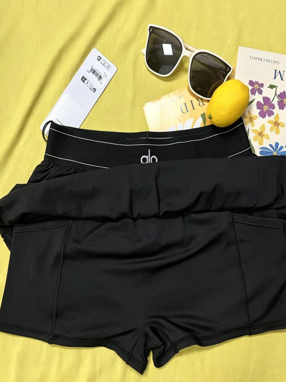 👑Alo Yoga Match Point Tennis Skirt Black Queen Energy💅 - Picture 5 of 7